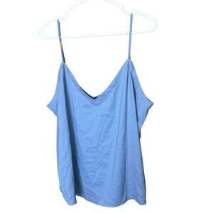 Ann Taylor Vesper Violet V-neck Polyester Camisole size XL NEW #779
